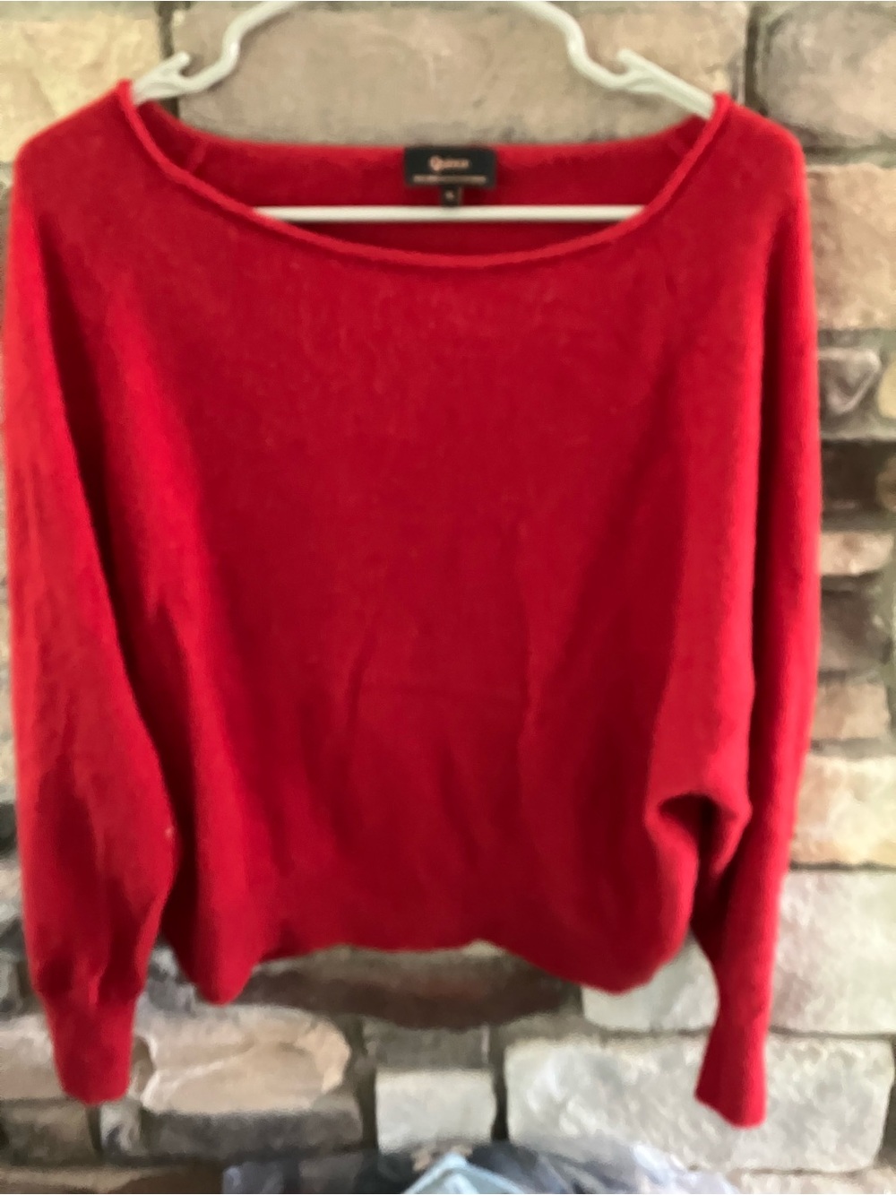 Quince Women’s Red  100% cashmere Crewneck Sweater - Picture 5 of 7